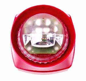 IQ8Alarm Plus Kombi Signalgeber EN54-3/-23, Gehäuse/Blitz: rot/rot | BJ 2024/2025